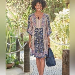 Sundance paisley patchwork dress.  Worn once.  Excellent condition.